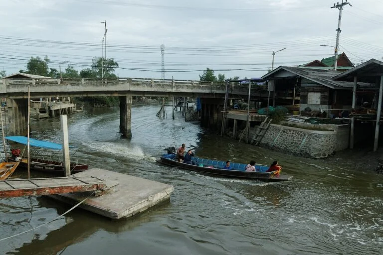 Landschaft bei Khlong Khon in Samut Songkhram